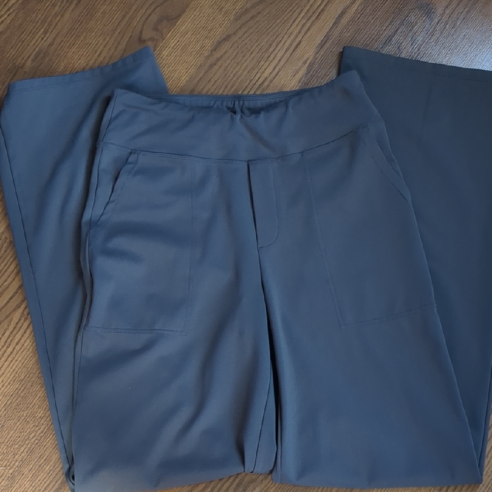 Elegant Women's Wide Leg Gray Pants